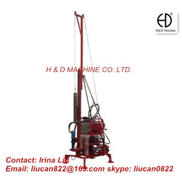 HD-C100A Mechanical Drive Crawler Drilling Rig 4