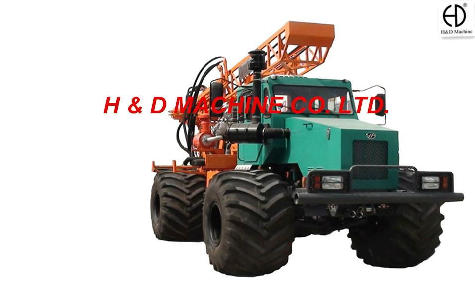 HD-T200 Truck Mounted Drilling Rig 3