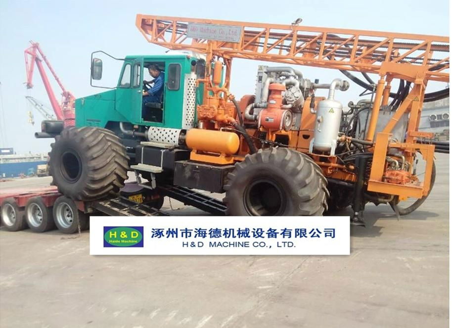 HD-T200 Truck Mounted Drilling Rig 5