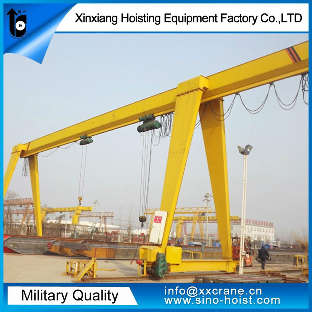 12.5 ton single girder electric hoist gantry crane 2