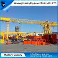 12.5 ton single girder electric hoist gantry crane 3