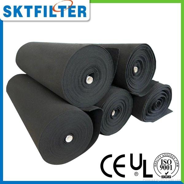 Activated carbon filter media