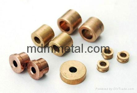 Sintered copper bushing