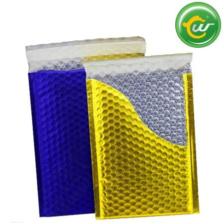 Metallic colored film bubble mailers shock resistant bubble mailers 3