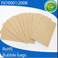 Recyclable brown kraft bubble padded