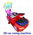 Coin Operated 3D kiddie ride machine