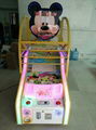 Mickey Face - Coin Operated Amusement Park Kids Basketball Arcade Game machine 2