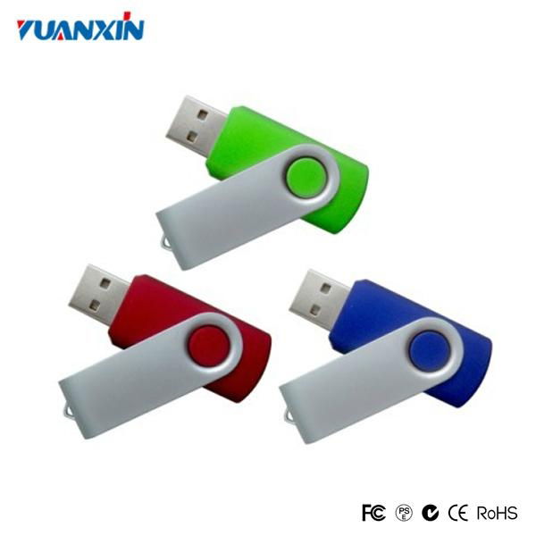 Custom Promotional Swivel USB Flash Drives 128MB-64GB 2