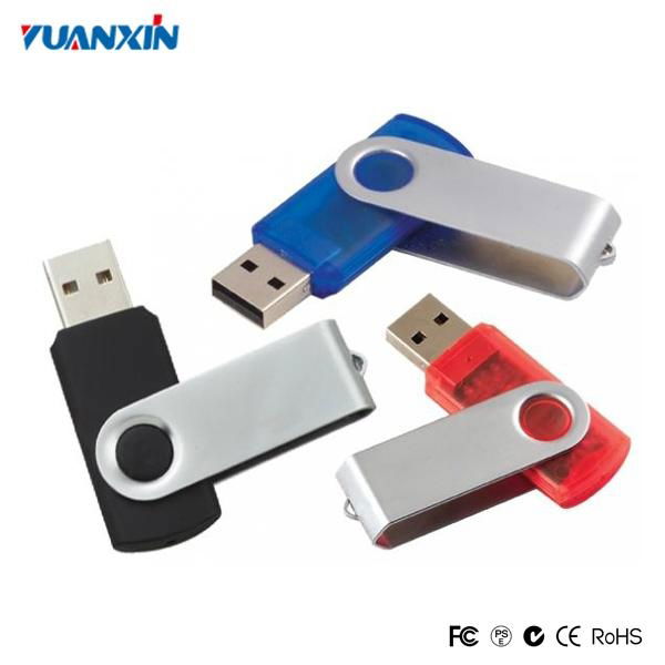 Custom Promotional Swivel USB Flash Drives 128MB-64GB