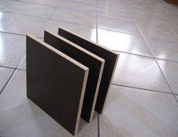 9mm black film faced plywood with flat surface