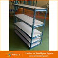 warehouse OEM steel rivet display shelf 5