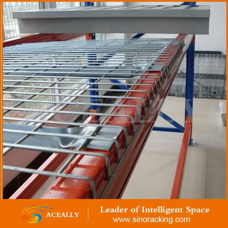 Industrial warehouse use pallet rack wire mesh decking from ACEALLY 4