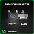 cbb61 capacitor 15uf and ac running film capacitor 4uf 400v 1
