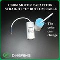 ac motor start capacitor cbb60 60uf and capacitor 7uf 450v 50/60 1