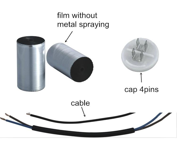 capacitor 450 volts/ M8 cewing film capacitor 10 uf 2