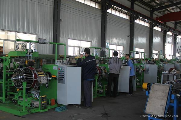 Automatic Bicycle Tyre Spring Turn-up Building Machine with PLY Servicer/f 4