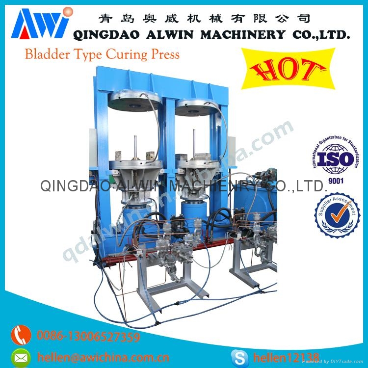 1-3 layer LLB Bladder Tyre Curing Press Vulcanizer Machine