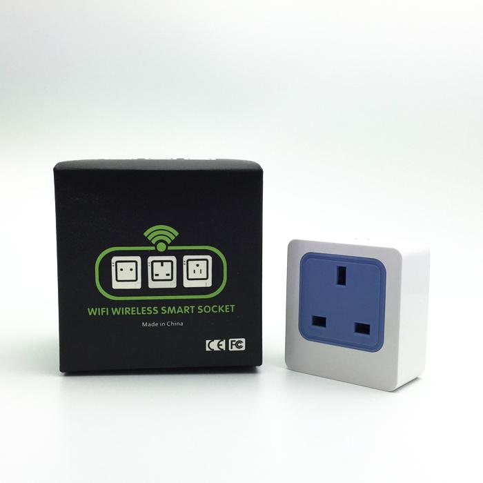 The new upgrade wifi smart UK socket remote control by phone Statistical power