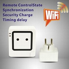 Wifi smart plug remote control sockets EU standard