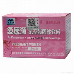 Pregnant woman type amino acid solid beverage