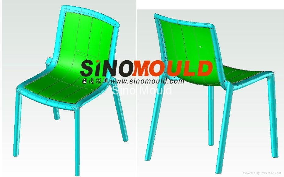 Gas Assisted Chair Mold 3