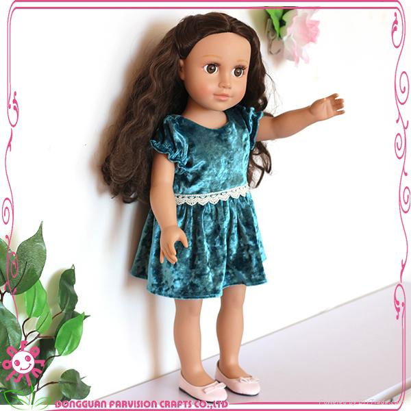 Kawaii plastic baby doll for kids wholesale 18 inch dolls 