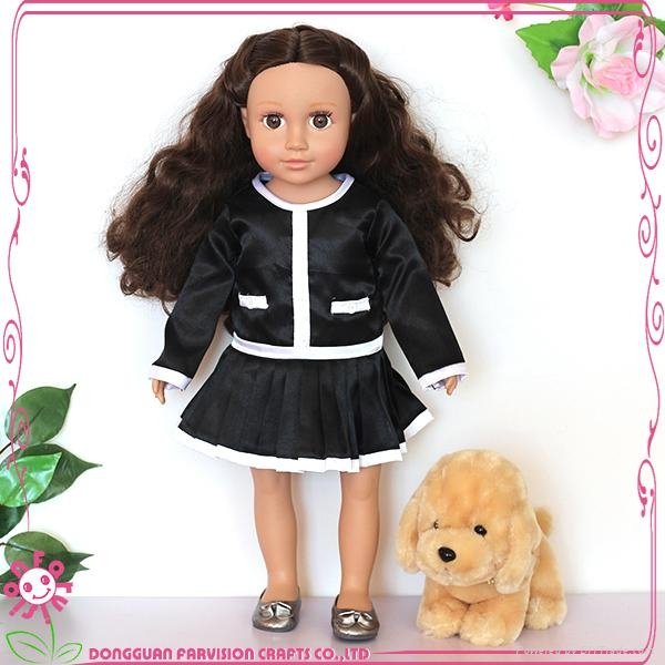 Doll With Pet Farvision Girl OEM 18 inch vinyl dolls  5