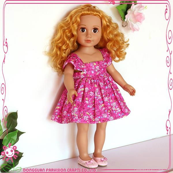 Beautiful 18 inch vinyl dolls China wholesale dolls