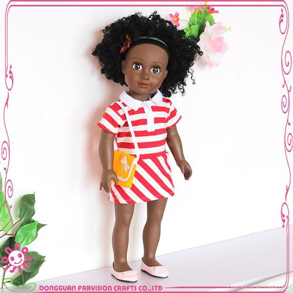 18 inch doll afro hair doll black wholesale black dolls  2