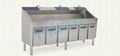 triple hand wash scrub unit 1