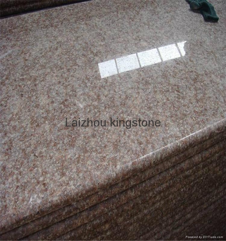 G687 Peach Red cheap granite stair step