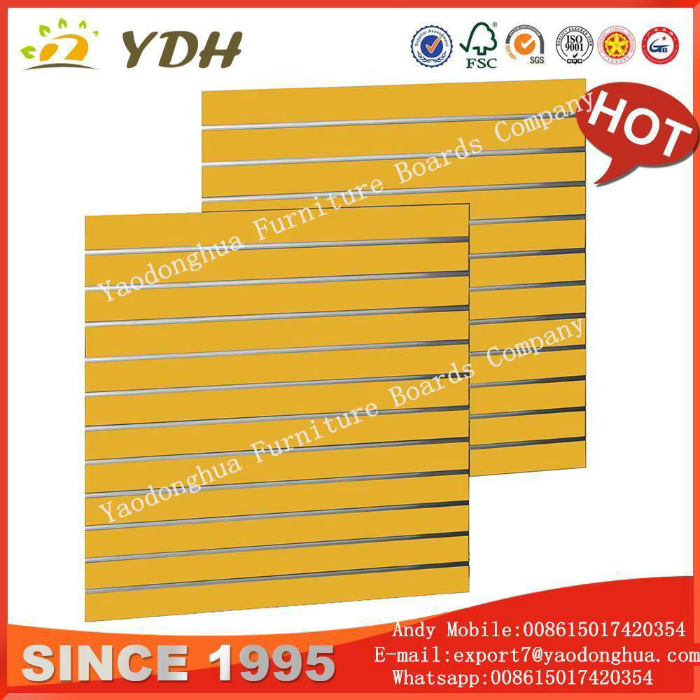 Factory price wood slats wall, shop slatwall suppliers