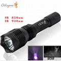 Odepro Infrared Flashlight 5W 940nm Waterproof Aluminium Rechargeable IR Flashli