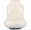 Long hair sheepskin car seat cover 1