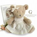 Decoration stuffing bear girl toys