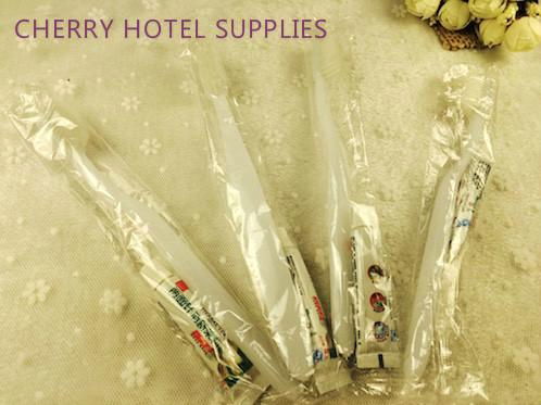 Disposable hotel toothbrush toothpaste set 5