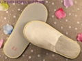 Close toe pull plush material hotel bathroom slippers 2