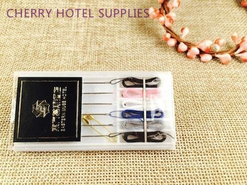 Disposable Wholesale Customized Hotel Amenities Sewing Kit 2