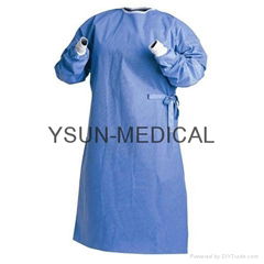 SMS surgical gown/Disposable PP Non woven surgical gown