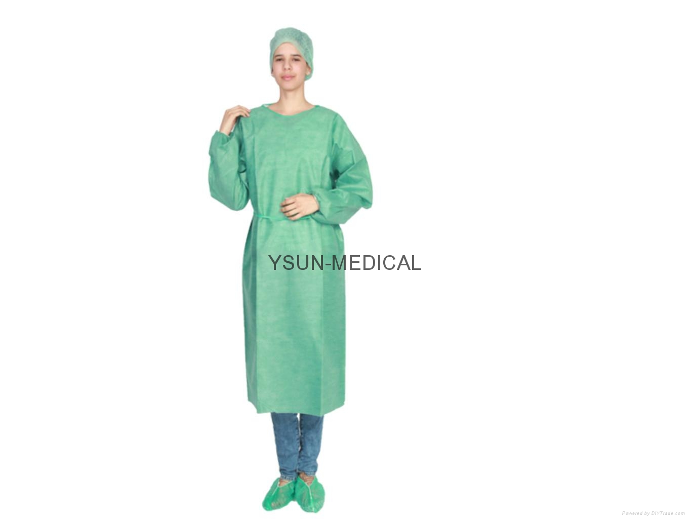 Surgical isolation gown Disposable Non Woven Isolation Gown(PP,SMS