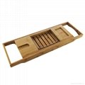 Bamboo Bath Caddy With Extendable Sides/ Bathroom Accessories/Homex_BSCI  3
