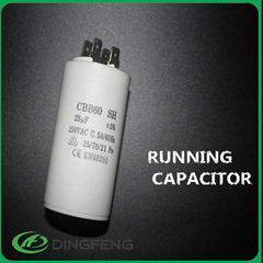 plastic shell 250 volts capacitor motor run capacitor 40uf 450vac 