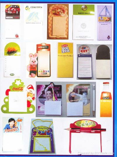 Factory price classical fridge magnet with notepad 3