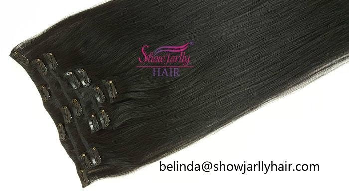 Clip in human hair extension 3