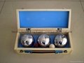 supply petanque boule sets with wooden box