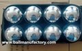 Supply hot sale outdoor game ball petanque boules ball in silver color