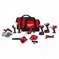 Milwaukee 2695-29 M18 Cordless LITHIUM-ION 9-Tool Combo Kit  1