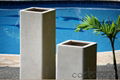 Polystone planters