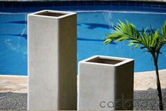 Polystone planters