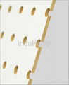 Perforated HDF Panel one side white 